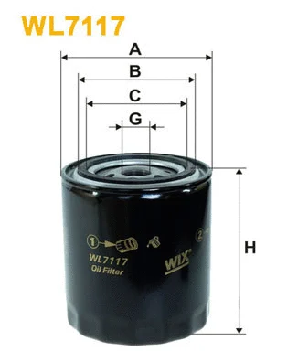 Oil Filter (WL7117)