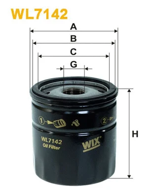 Oil Filter (WL7142)
