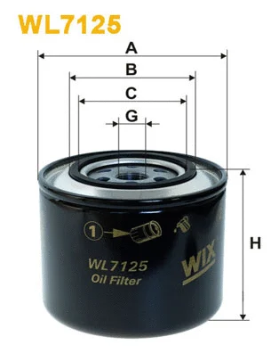 Oil Filter (WL7125)