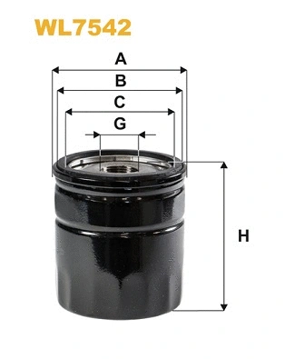 Oil Filter (WL7542)