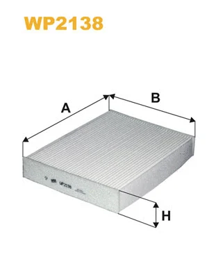 Filter, cabin air (WP2138)