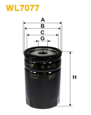 Oil Filter (WL7077)