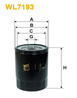 Oil Filter (WL7193)