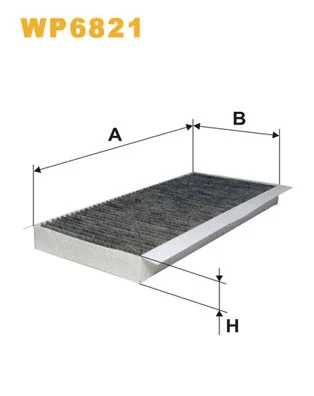 Filter, cabin air (WP6821)