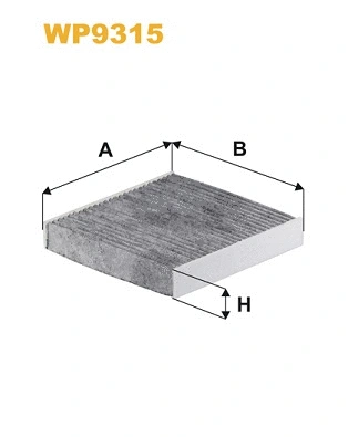 Filter, cabin air (WP9315)