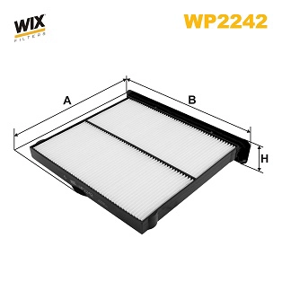 Filter, cabin air (WP2242)