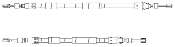 Cable Pull, parking brake (RT15106)