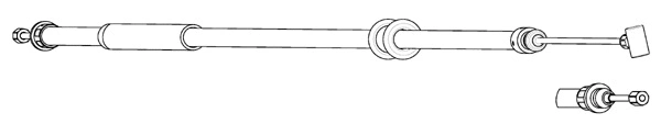 Cable Pull, parking brake (CT02194)