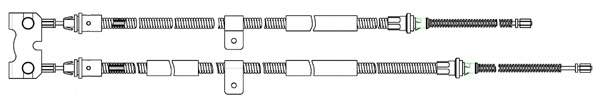 Cable Pull, parking brake (FO02172)