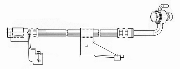 Brake Hose (512270)