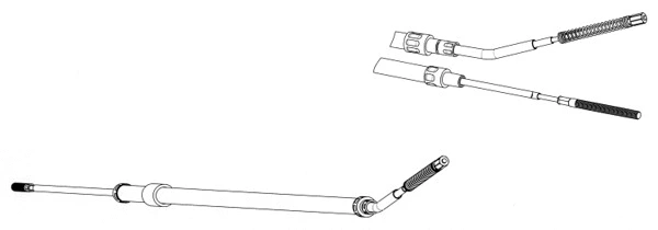 Cable Pull, parking brake (BW02119)