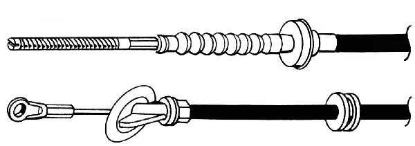 Cable Pull, clutch control (FA01174)