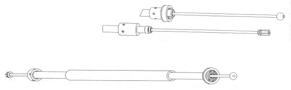 Cable Pull, parking brake (CT02147)