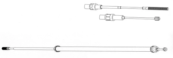 Cable Pull, parking brake (BW02127)
