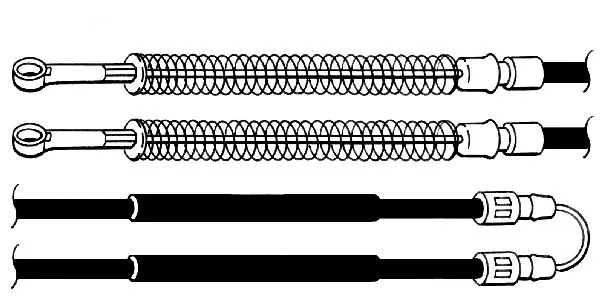 Cable Pull, parking brake (ST02102)