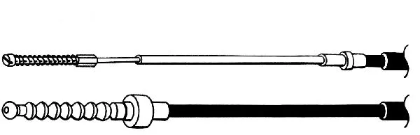 Cable Pull, parking brake (VW02154)
