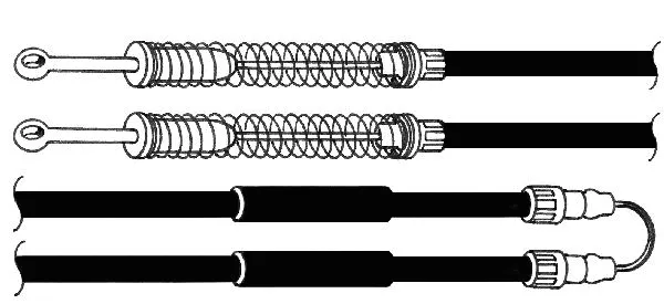Cable Pull, parking brake (FA02101)