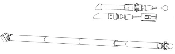 Cable Pull, parking brake (FA02275)