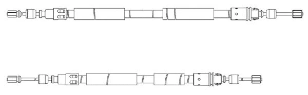 Cable Pull, parking brake (RT15108)