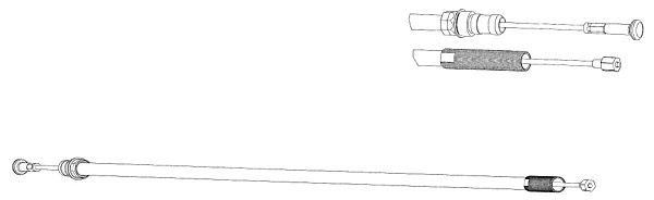 Cable Pull, clutch control (CT01123)