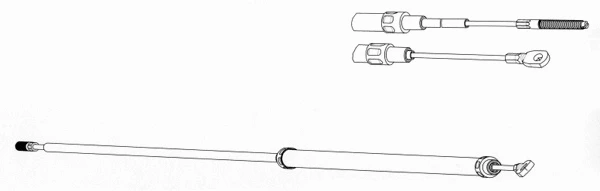 Cable Pull, parking brake (BW02107)