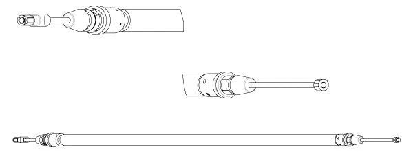 Cable Pull, parking brake (CT02203)