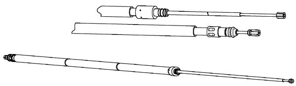 Cable Pull, parking brake (RT02274)