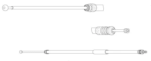 Cable Pull, parking brake (BW02141)