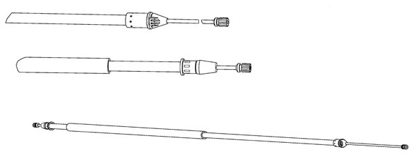 Cable Pull, parking brake (RT02298)