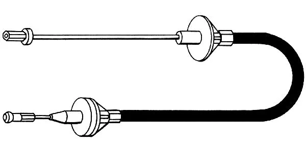 Cable Pull, clutch control (FO01176)