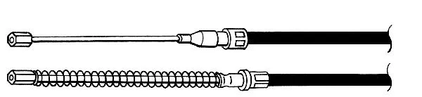 Cable Pull, parking brake (VW02140)