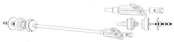 Cable Pull, clutch control (CT01133)