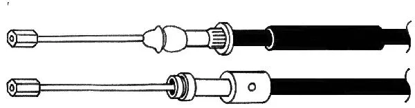 Cable Pull, parking brake (FA02199)