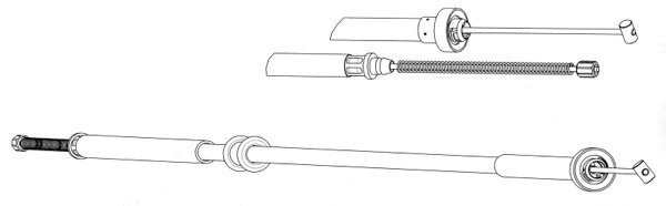 Cable Pull, parking brake (FA02274)
