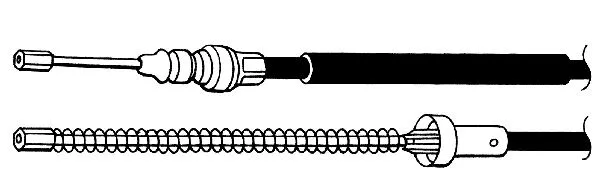 Cable Pull, parking brake (PU02172)