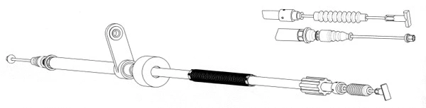 Cable Pull, parking brake (AR02134)