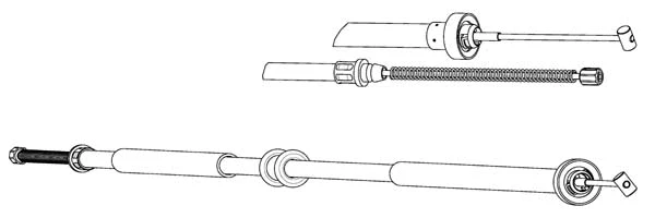 Cable Pull, parking brake (FA02278)