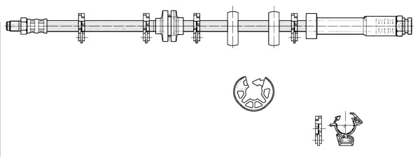 Brake Hose (511538)