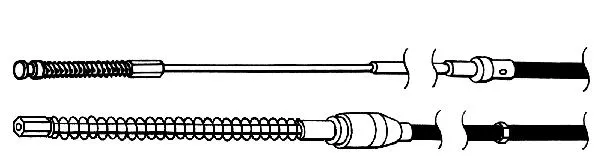Cable Pull, parking brake (VW02177)