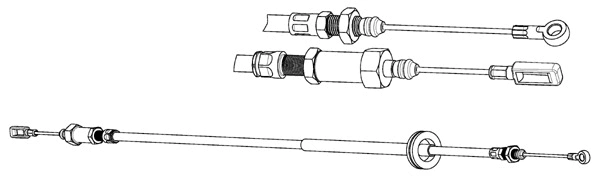 Cable Pull, parking brake (CT02195)