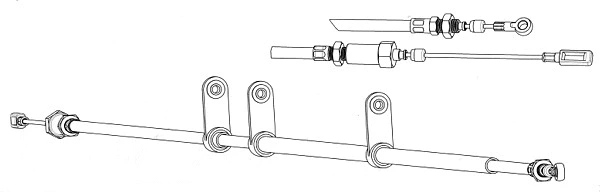 Cable Pull, parking brake (FA02263)