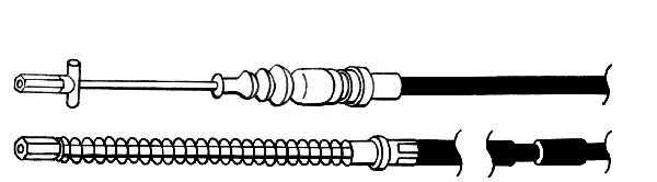 Cable Pull, parking brake (VO02134)