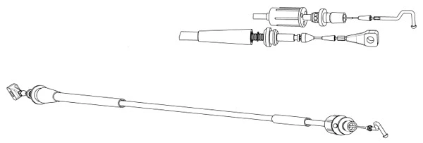 Accelerator Cable (VW04195)