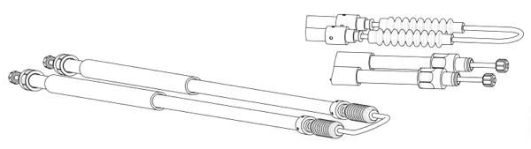 Cable Pull, parking brake (FA02201)