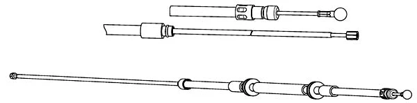 Cable Pull, parking brake (RT02272)