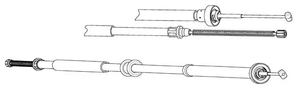 Cable Pull, parking brake (FA02279)