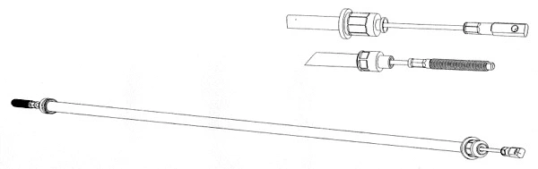 Cable Pull, parking brake (CT02125)