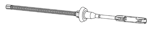 Cable Pull, parking brake (FO02211)