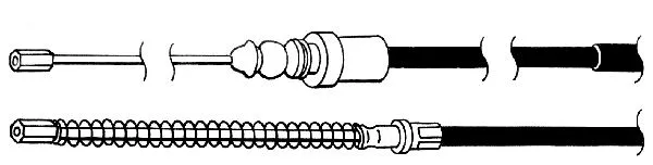 Cable Pull, parking brake (RT02175)