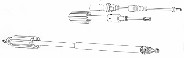 Cable Pull, parking brake (CT02182)